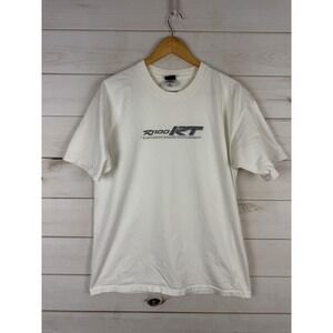 BMW Shirt Mens Large White Motorcycle Graphic Tee Mexico Cotton